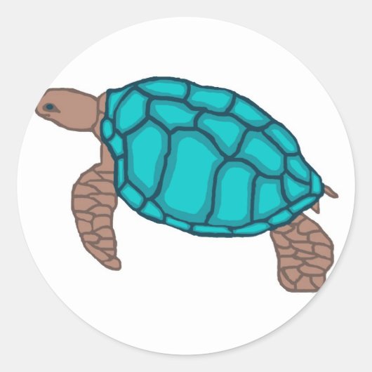 Honu Pride zee schildpad stickers (Voorkant)