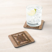 Honu Primitive Hawaiian Tattoo Tapa Drankjes Onderzetter (Rechterzijde)