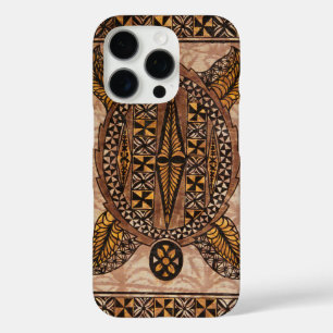 Honu Primitive Hawaiian Tattoo Tapa Hoesje-Mate iP iPhone 16 Pro Hoesje