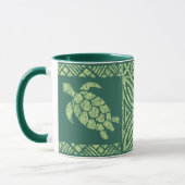 Honu Tapa Hawaiian Primitive Turtle Mok (Links)