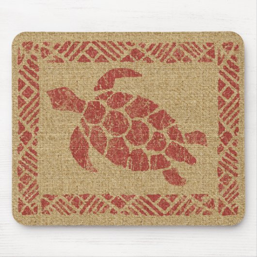 Honu Tapa Mousepad Muismat (Voorkant)