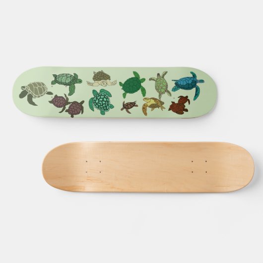 Honu (zee schildpad) Skateboard (Horizontaal)