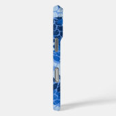 Honu Zee Turtle Hawaiian Aloha Blue Case-Mate iPhone Case (Achterkant / Rechts)