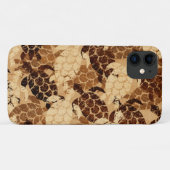 Honu Zee Turtle Hawaiian Aloha Faux Koa Wood Case-Mate iPhone Case (Achterkant (horizontaal))