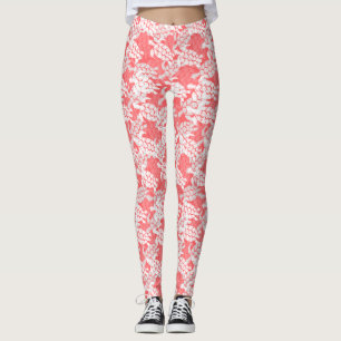 Honu Zee Turtle Hawaiian Aloha Guava Leggings