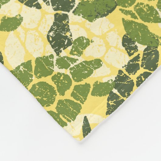 Honu Zee Turtle Hawaiian Aloha - Olive Fleece Deken (Hoek)