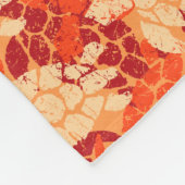 Honu Zee Turtle Hawaiian Aloha - Papaya Fleece Deken (Hoek)