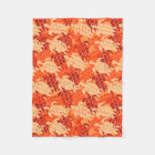 Honu Zee Turtle Hawaiian Aloha - Papaya Fleece Deken (Voorkant)