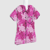 Honu Zee Turtle Hawaiian Aloha Shirt Ornament (voorkant)