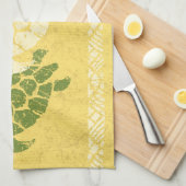 Honu Zee Turtle Hawaiian Tapa Batik - Banana Theedoek (Quarter Fold)