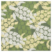 Honu Zee Turtle Hawaiian Tapa-Olive Stof (Swatch)