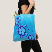 Honu Zee Turtles Flowers Tote Bag (Dichtbij)