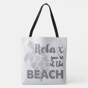 Honu Zeeschildpad Hawaiaanse Relax Reversible Stra Tote Bag