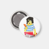 Honzo, de piraat magneet (Voorkant / Achterkant)