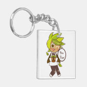 Hoo Hoo kruidkoekje Sleutelhanger (Voorkant Links)