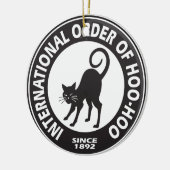 Hoo-Hoo Logo Keramisch Ornament (Links)