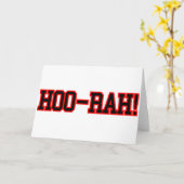 HOO RAH KAART (Gele Bloem)