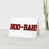 HOO RAH KAART (Voorkant)