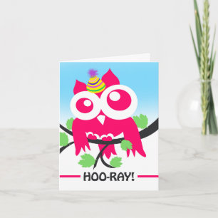 Hoo-Ray, het is je verjaardag, grappige verjaardag Kaart
