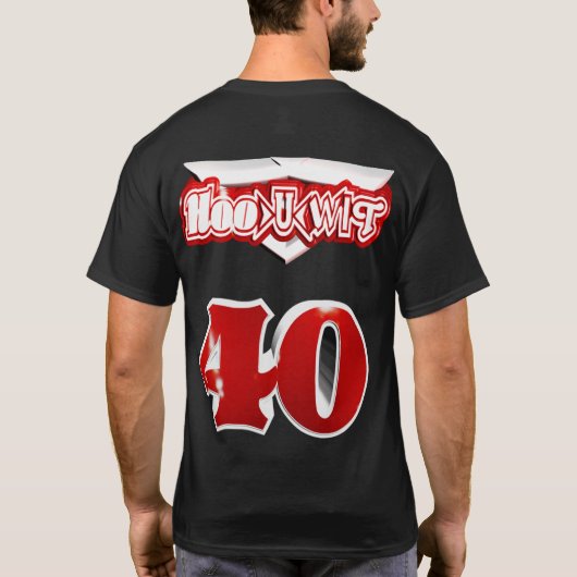 Hoo U wiT Sport T-shirt (Achterkant)