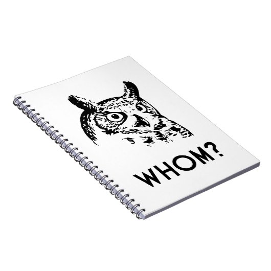 Hoo Who Whom Grammar Owl Notitieboek (Rechterzijde)
