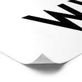 Hoo Who Whom Grammar Owl Poster (Hoek)