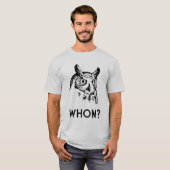 Hoo Who Whom Grammar Owl T-shirt (Voorkant volledig)