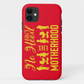 HOOD ALS MOTHERHOOD grappig moederdag Case-Mate iPhone Case (Achterkant)