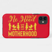 HOOD ALS MOTHERHOOD grappig moederdag Case-Mate iPhone Case (Achterkant (horizontaal))