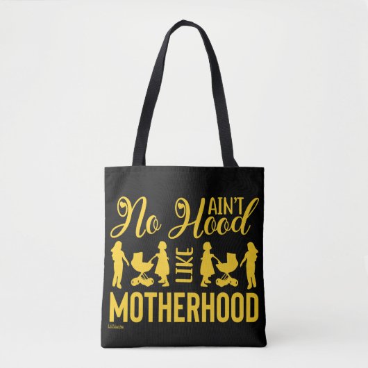 HOOD ALS MOTHERHOOD grappig moederdag Tote Bag (Voorkant)