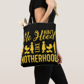 HOOD ALS MOTHERHOOD grappig moederdag Tote Bag (Dichtbij)