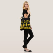 HOOD ALS MOTHERHOOD grappig moederdag Tote Bag (Op model)