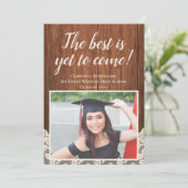  Hood Best is nog niet te komen Foto Afstuderen Kaart (Staand voorkant)