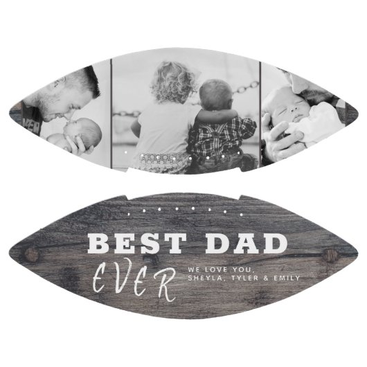  Hood Beste vader Dag 3 Foto Collage American Football (Panelen)