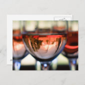 Hood in een wijnglas briefkaart (Voorkant / Achterkant)