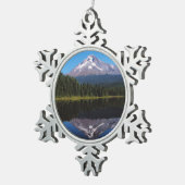 Hood in het meer tin sneeuwvlok ornament (Rechts)