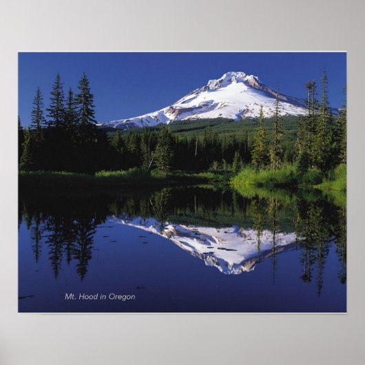 Hood in Oregon, 20 x 16 inch Poster (Voorkant)