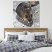 Hood Mouse Canvas Afdruk (Insitu (Slaapkamer))