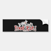 Hood Rat Bumpersticker (Voorkant)