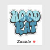 Hood Rat graffiti Mount Hood Oregon Mountain Sticker (Vel)