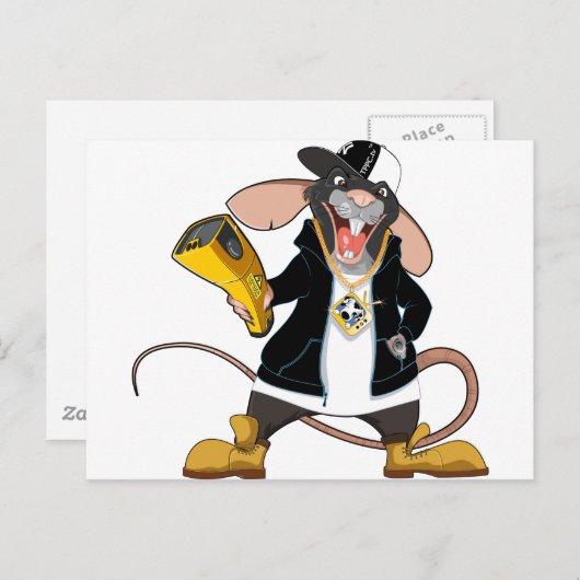 HOOD RAT VAN TPPCtv Briefkaart (Voorkant / Achterkant)