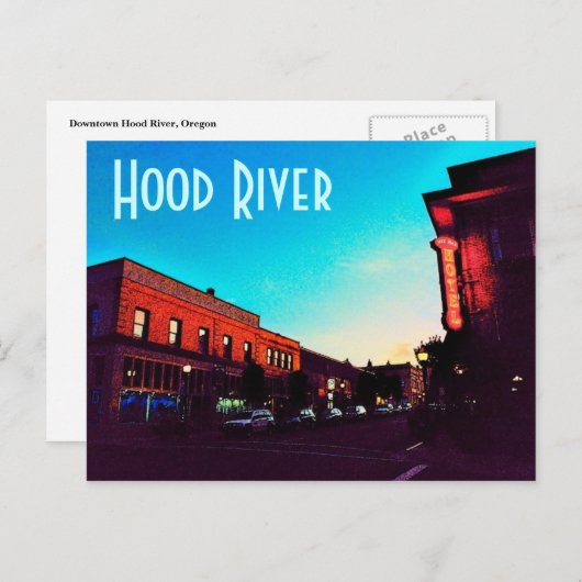 Hood River Briefkaart (Voorkant / Achterkant)