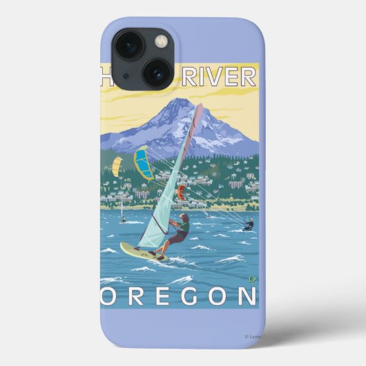 Hood River, ORWind Surfers & Kite Boarders Case-Mate iPhone Case (Achterkant)