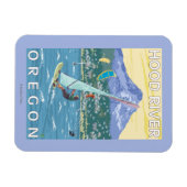 Hood River, ORWind Surfers & Kite Boarders Magneet (Horizontaal)