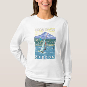 Hood River, ORWind Surfers & Kite Boarders T-shirt