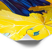 Hooded Crow Perched in Oak Tree Impressionist Sty Perfect Poster (Hoek)