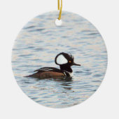 Hooded Merganser Duck Ornament (Voorkant)