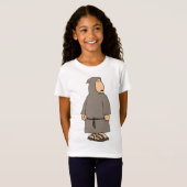 Hooded Monk Meisjes T-shirt (Voorkant volledig)