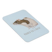 Hooded Rats Rock Agouti Hooded Rat Magneet (Rechterzijde)