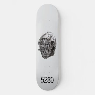 Hooded Skull Persoonlijk Skateboard
